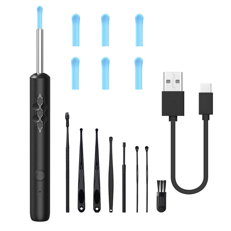 Eliminador de cerumen visual inteligente e impermeable