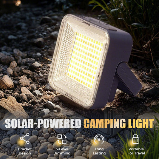 🏆Luz de camping portátil e impermeable con energía sola🌞🏕️
