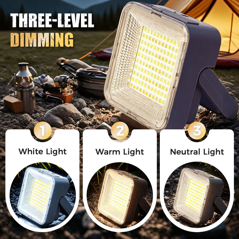 🏆Luz de camping portátil e impermeable con energía sola🌞🏕️