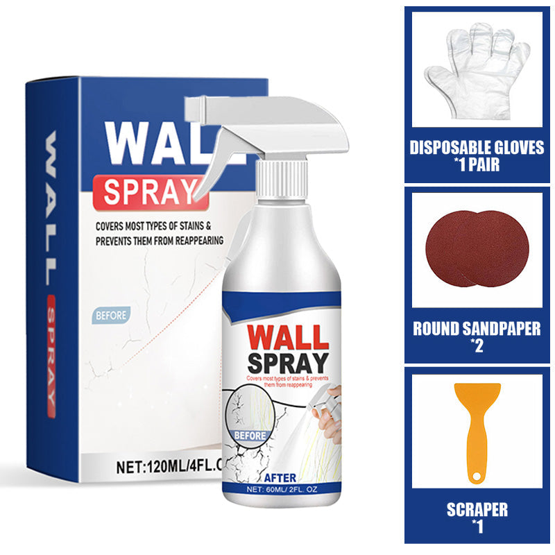 Set de pulverización reparador mágico para paredes - Resistente al polvo y las manchas