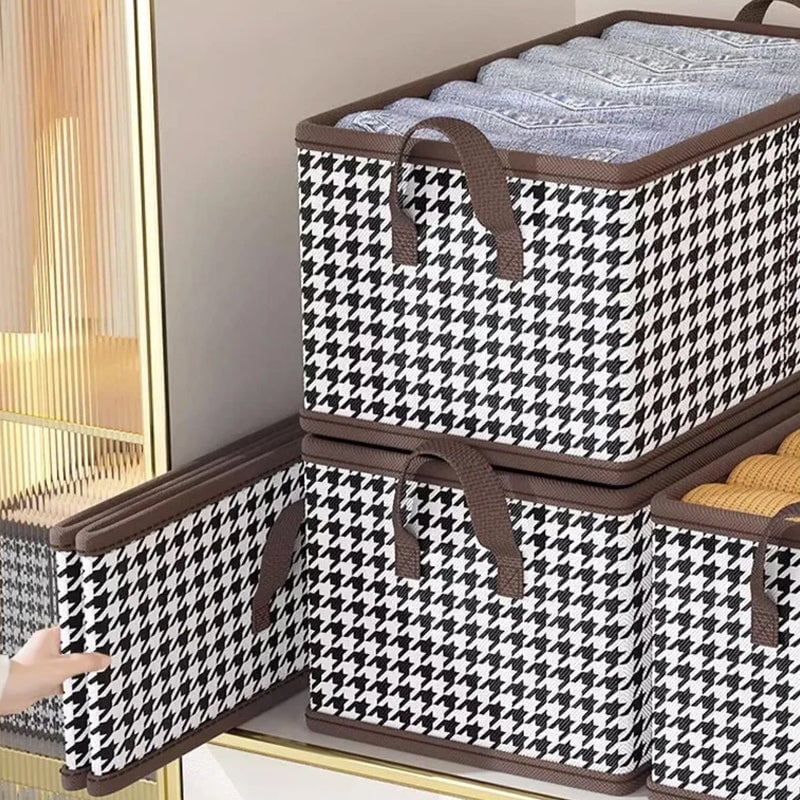 👖 ¡ÚLTIMO DÍA - COMPRA 2 LLEVA 3! ✨ Organizador de Jeans Plegable para Armario - Ahorra Espacio con Divisores Ajustables y Panel Transparente 🏠✨