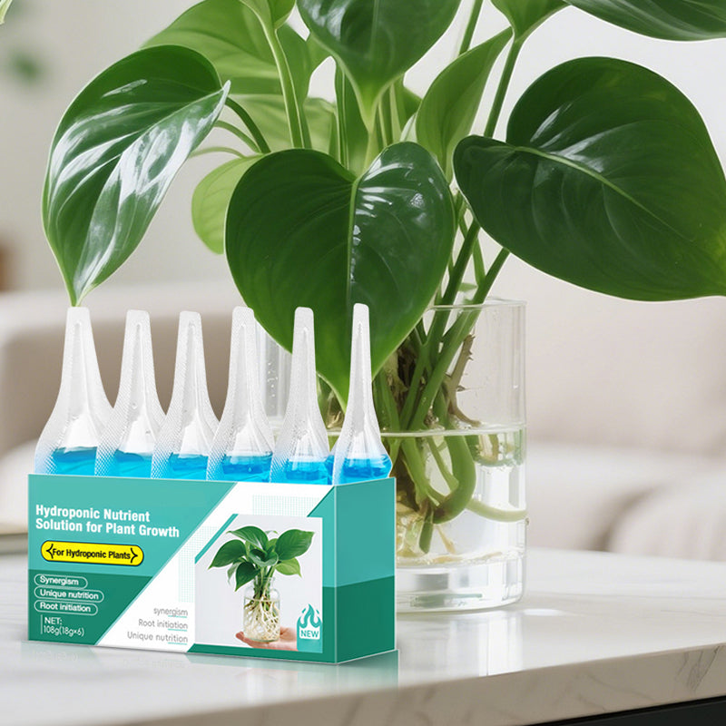 Solución hidropónica de nutrientes para el crecimiento de las plantas