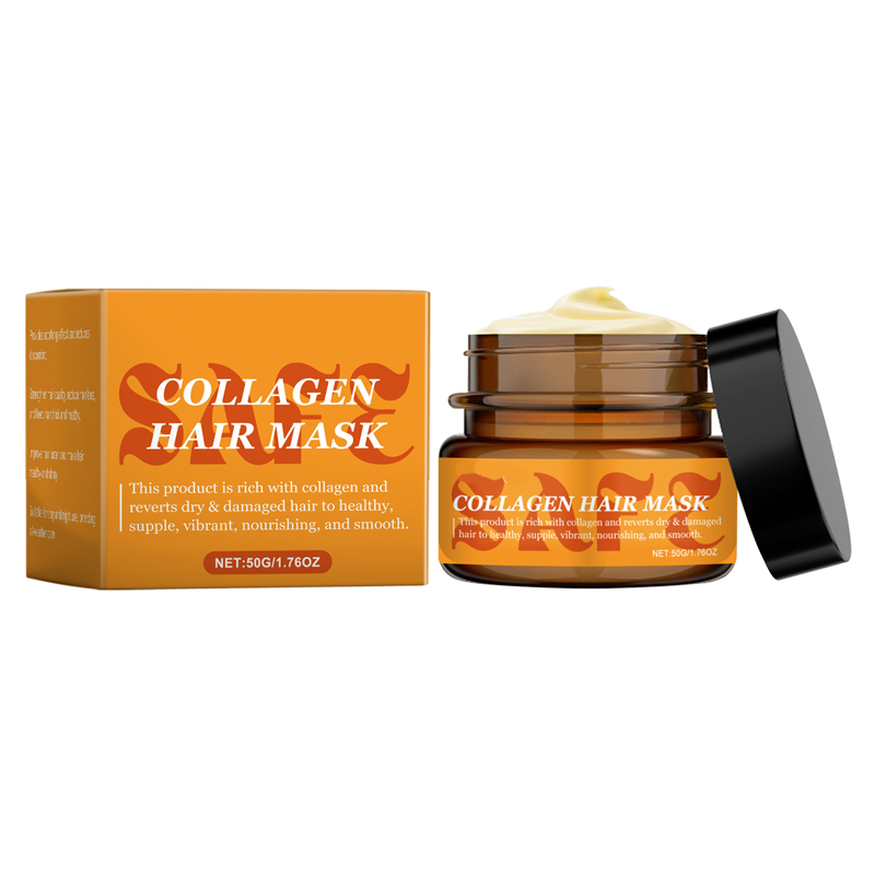 Mascarilla capilar de colágeno para cabello seco y dañad