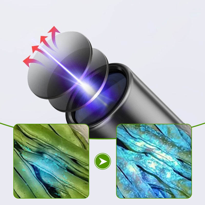 Linterna de luz ultravioleta negra para inspección de vegetale 🔦🌿