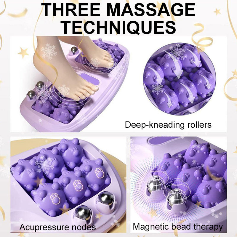 💥 Rodillo de masaje de pies doble portátil 🦶😌