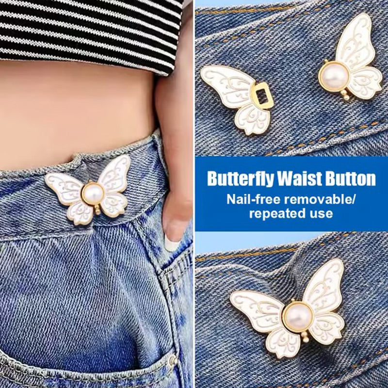 Hebilla de Cintura Ajustable con Mariposa Desmontable