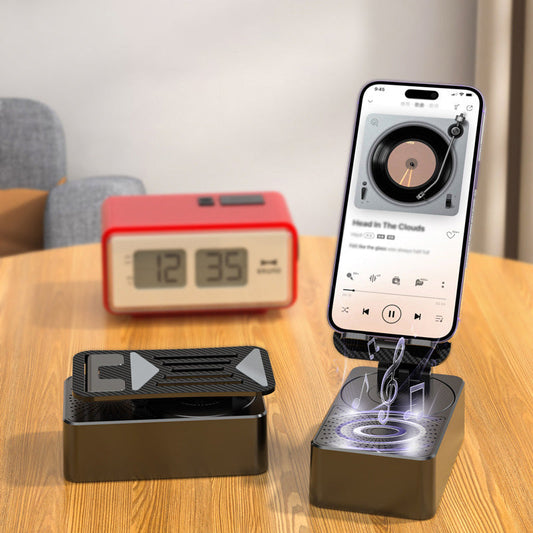 🔥3 en 1: altavoz Bluetooth inalámbrico, estación de carga y soporte para teléfono