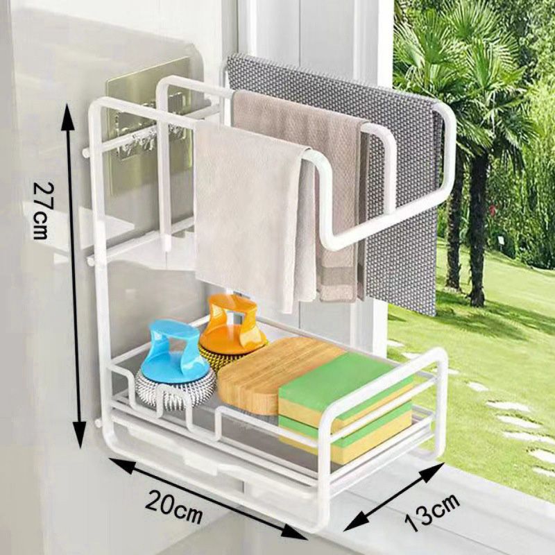 Organizador de trapos de cocina y escurridor