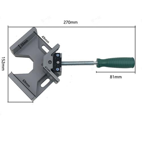 🛠️🔥 50 % DE DESCUENTO – Abrazadera de ángulo recto resistente y duradera de 90° ✨🔧
