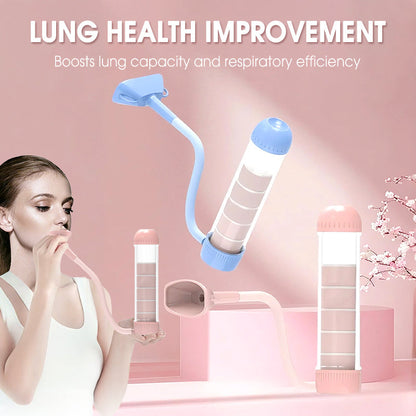 🔥¡Oferta Relámpago!🔥 Entrenador de Respiración Pulmonar Compacto Ajustable | 50% DESCUENTO