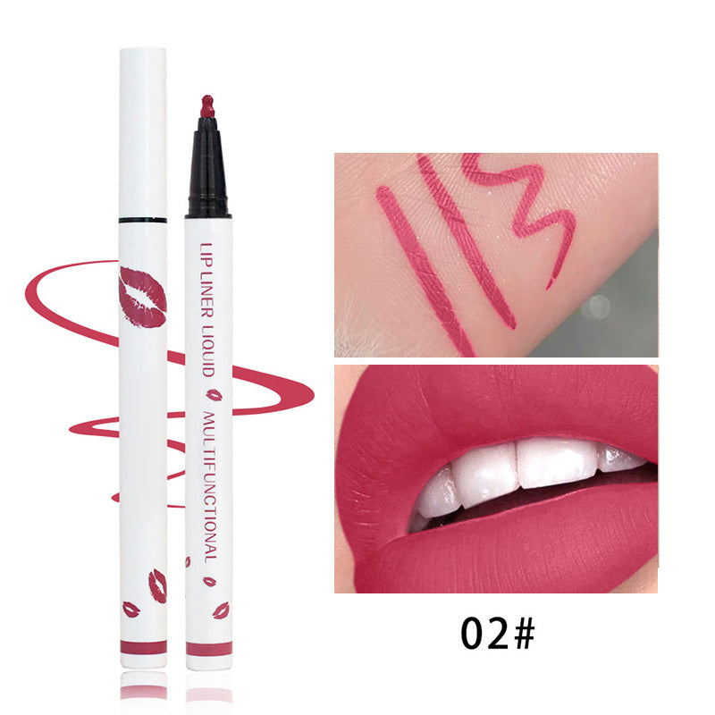 🎁✨ Compra 1 y llévate 1 gratis 🎁✨ Delineador de labios mate de larga duración y resistente al agua 💋