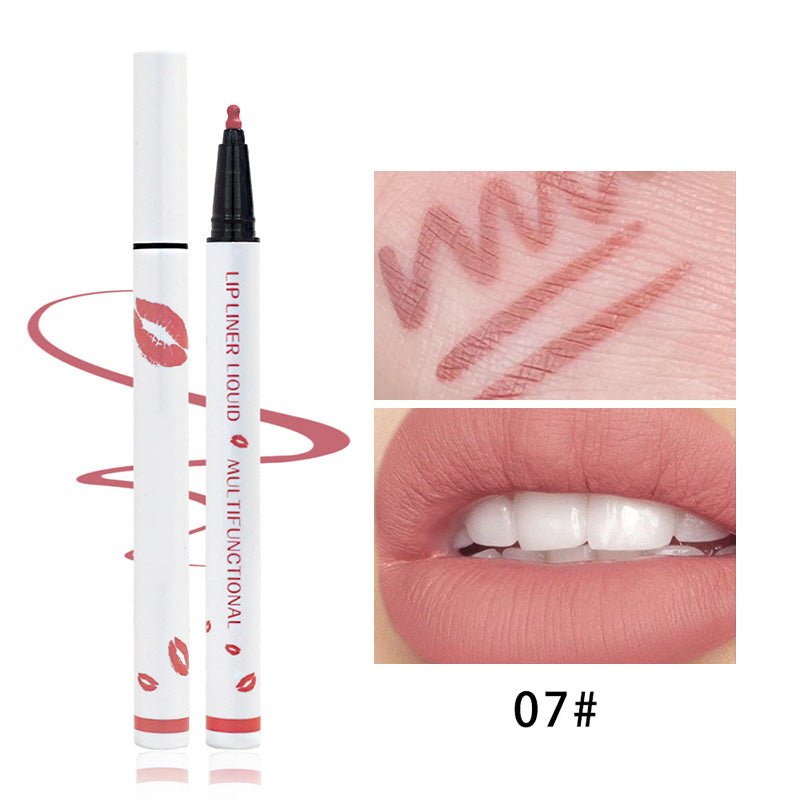 🎁✨ Compra 1 y llévate 1 gratis 🎁✨ Delineador de labios mate de larga duración y resistente al agua 💋