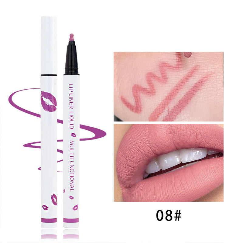 🎁✨ Compra 1 y llévate 1 gratis 🎁✨ Delineador de labios mate de larga duración y resistente al agua 💋