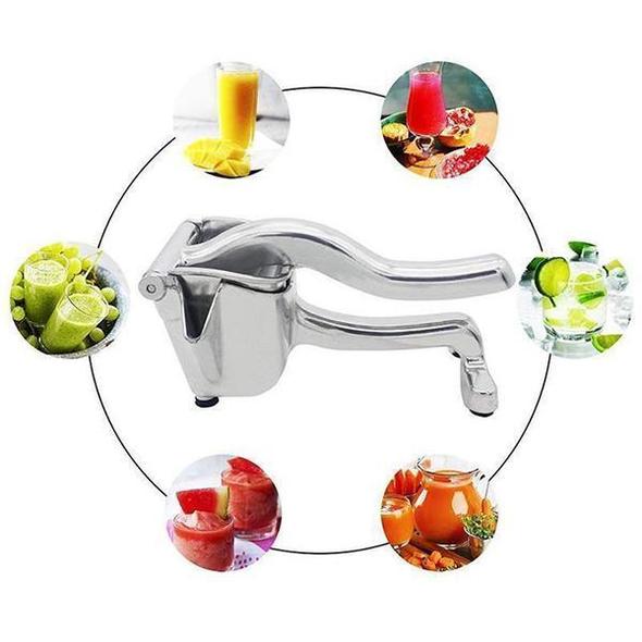 🍋 ¡50% DESCUENTO AHORA!🍊 Exprimidor manual de acero inoxidable – Prensa de cítricos resistente para frutas – Prepara jugo fresco y saludable en tu cocina y bar 🥤
