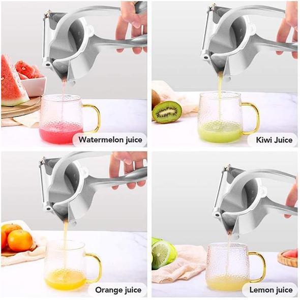🍋 ¡50% DESCUENTO AHORA!🍊 Exprimidor manual de acero inoxidable – Prensa de cítricos resistente para frutas – Prepara jugo fresco y saludable en tu cocina y bar 🥤