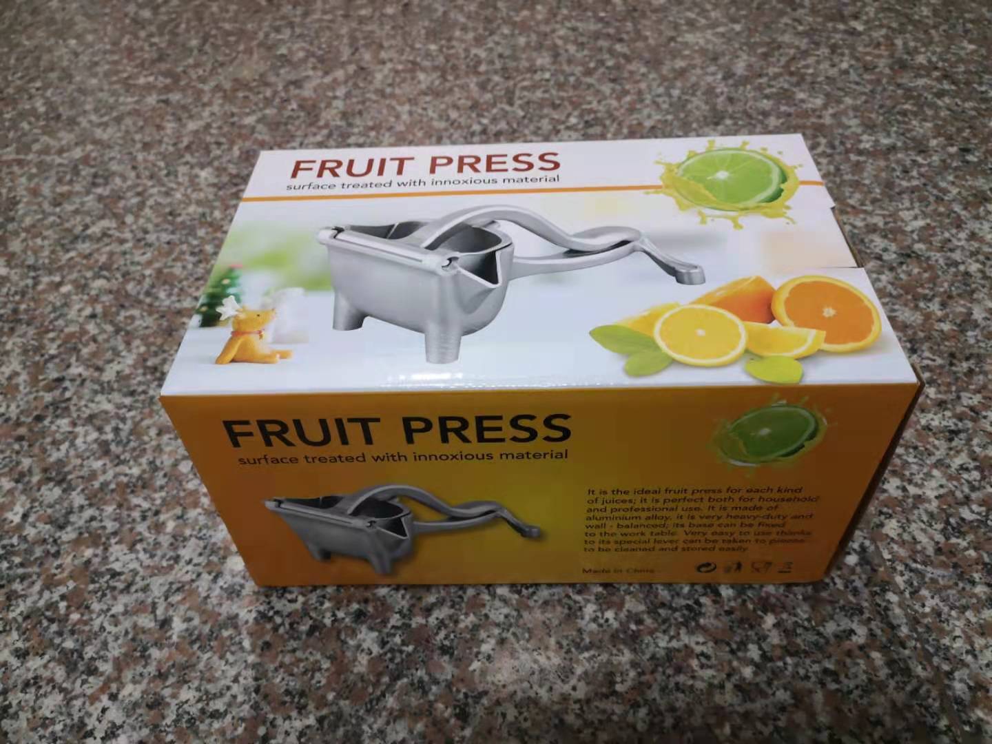 🍋 ¡50% DESCUENTO AHORA!🍊 Exprimidor manual de acero inoxidable – Prensa de cítricos resistente para frutas – Prepara jugo fresco y saludable en tu cocina y bar 🥤