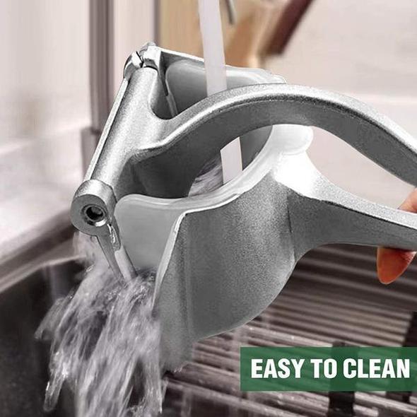🍋 ¡50% DESCUENTO AHORA!🍊 Exprimidor manual de acero inoxidable – Prensa de cítricos resistente para frutas – Prepara jugo fresco y saludable en tu cocina y bar 🥤