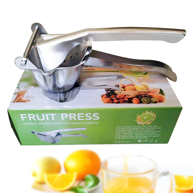🍋 ¡50% DESCUENTO AHORA!🍊 Exprimidor manual de acero inoxidable – Prensa de cítricos resistente para frutas – Prepara jugo fresco y saludable en tu cocina y bar 🥤