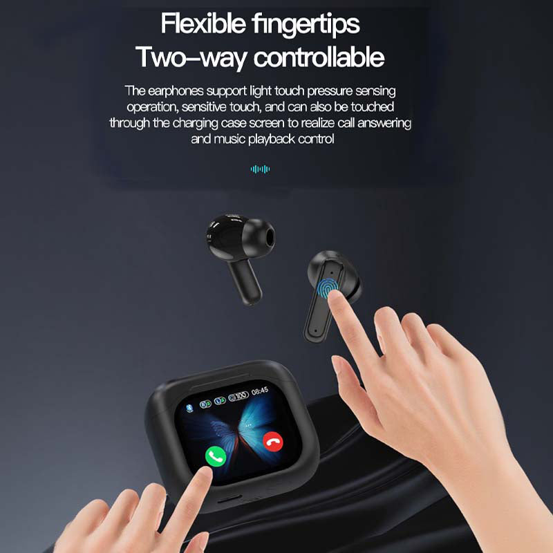 🔥 Modelo más vendido 🔥 Sonido de alta calidad, auriculares Bluetooth con control táctil claro[Ventas directas de fábrica]