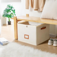 ⏰🔥 ¡OFERTA DEL 50% POR TIEMPO LIMITADO! 👟 Caja organizadora de zapatos de tela – Plegable, gran capacidad, a prueba de polvo y transpirable para armarios y dormitorios 🧺✨