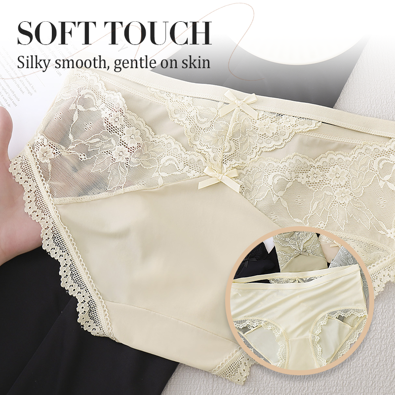 💕 Bragas de Encaje Mujer Antibacterianas - Secado Rápido | ¡Compra 1 Lleva 1 Gratis 🎁