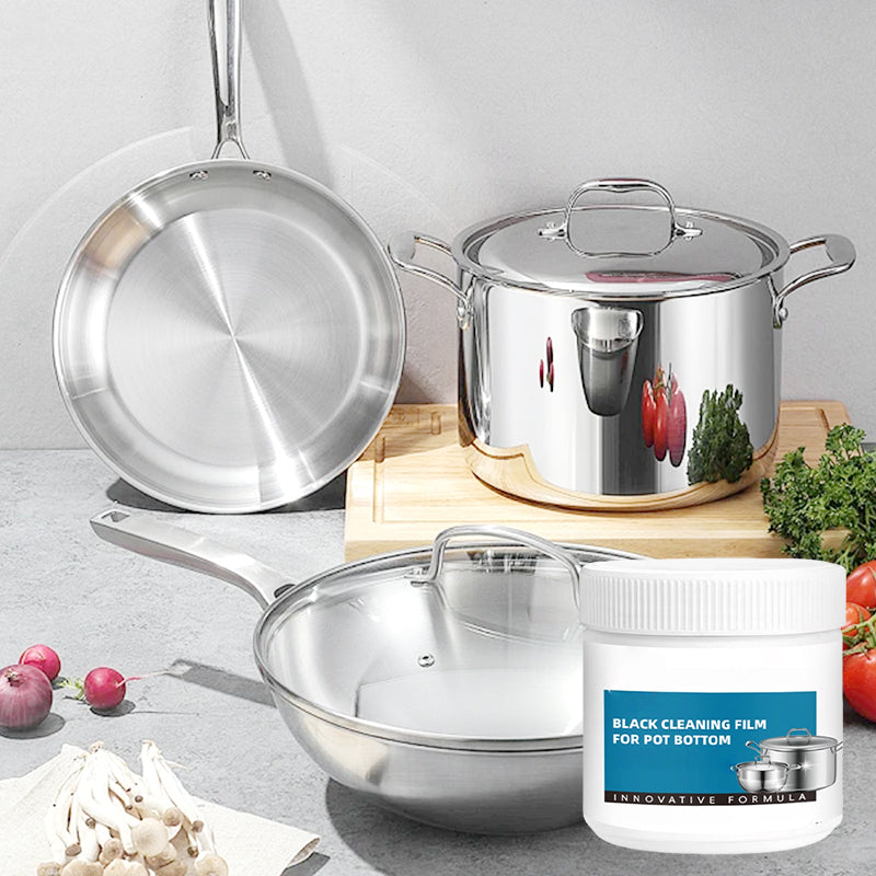 🔥 Removedor en pasta para utensilios de cocina quemados – limpieza profunda para ollas/sartenes sin rayones, elimina grasa y carbonización en 5 minutos 🧽✨