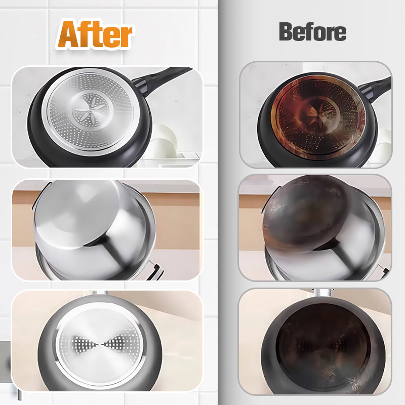 🔥 Removedor en pasta para utensilios de cocina quemados – limpieza profunda para ollas/sartenes sin rayones, elimina grasa y carbonización en 5 minutos 🧽✨