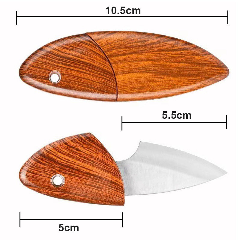 Cuchillo de Bolsillo de Acero Inoxidable para Frutas