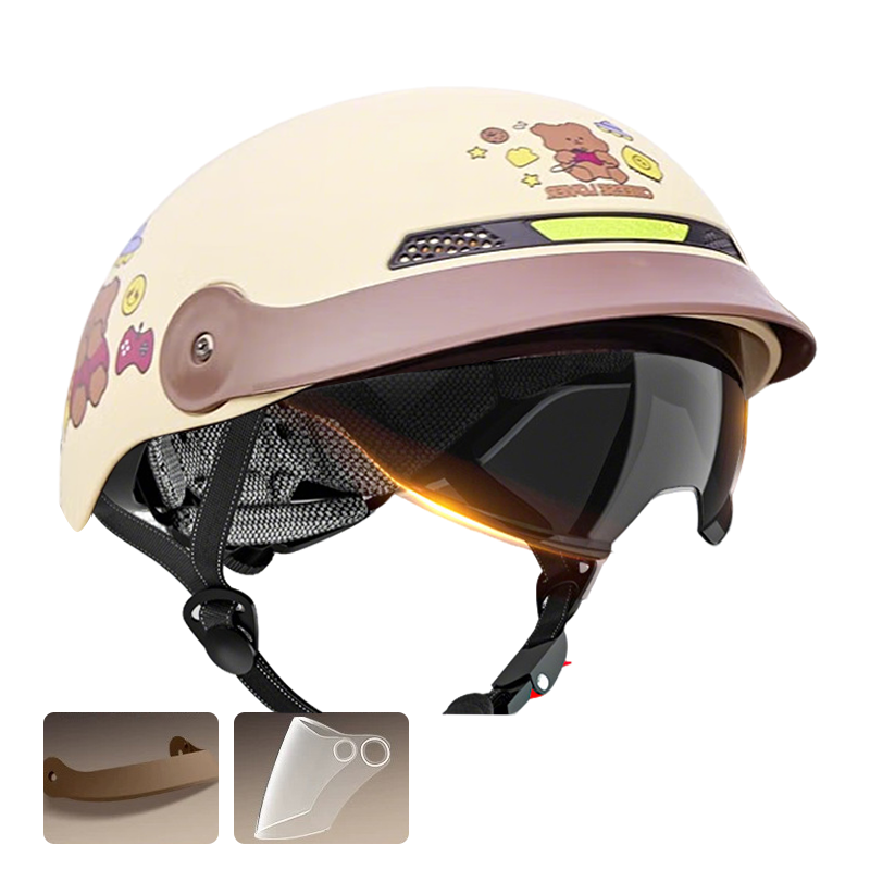 Casco de motocicleta ligero, transpirable y resistente a impacto - Envío Gratuito