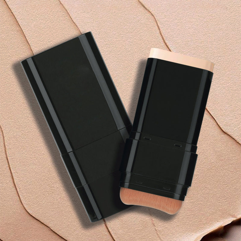 Base de maquillaje 2 en 1 en barra con pincel