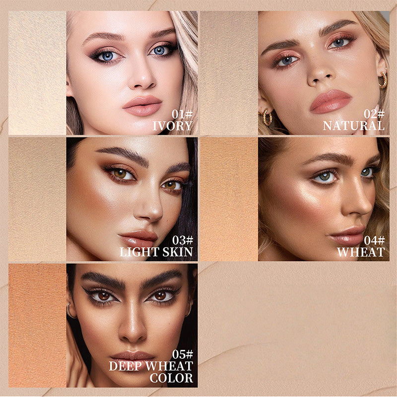 Base de maquillaje 2 en 1 en barra con pincel