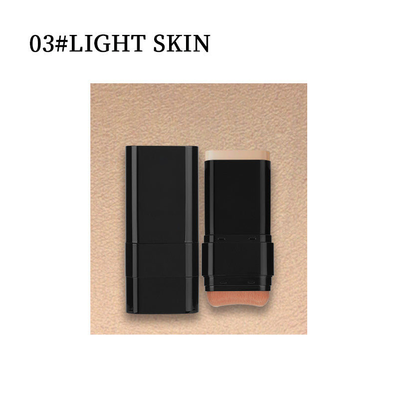 Base de maquillaje 2 en 1 en barra con pincel