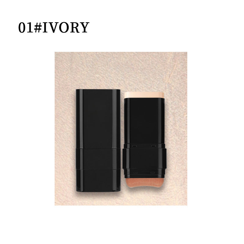 Base de maquillaje 2 en 1 en barra con pincel