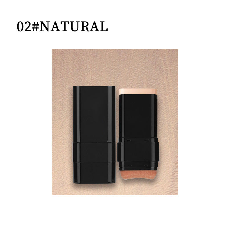 Base de maquillaje 2 en 1 en barra con pincel