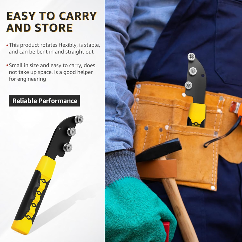 🔥50% DESCUENTO EN OFERTA🔥Enderezador de cables manual – Rodillos de rodado suave, ayuda a enderezar cables y alambres, herramienta manual resistente 🔧