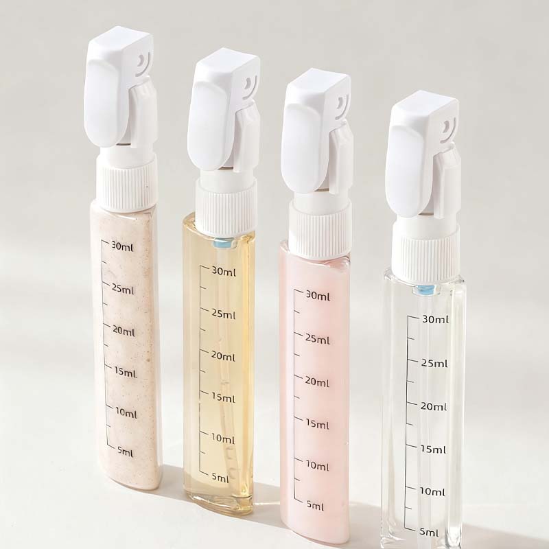 📢📢¡50 % de descuento! 🧳Botellas dispensadoras recargables 4 en 1 para viajes – Compactas, herméticas y súper prácticas ✈️🧴