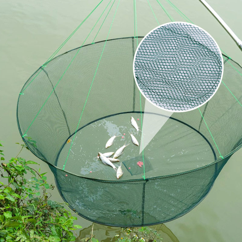 🎣Red de pesca portátil plegable con cuerda para lanzar a mano