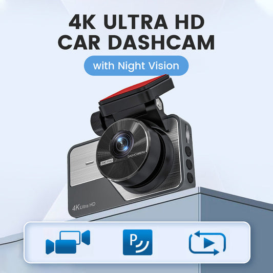 🎁Oferta por tiempo limitado🔥Dashcam para coche 4K Ultra HD con visión nocturna