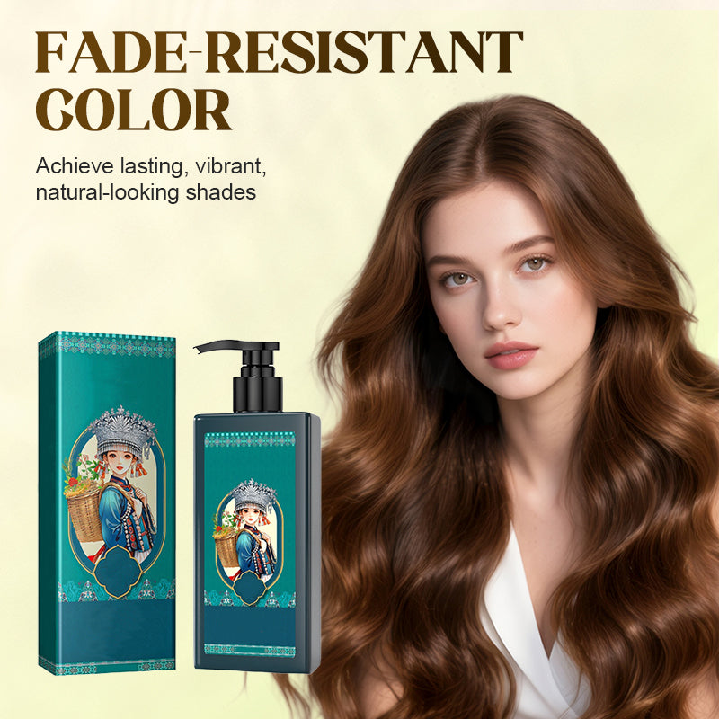 🔥Oferta especial 2025🔥Tinte capilar de extractos vegetales de 207 ml para cabello canoso