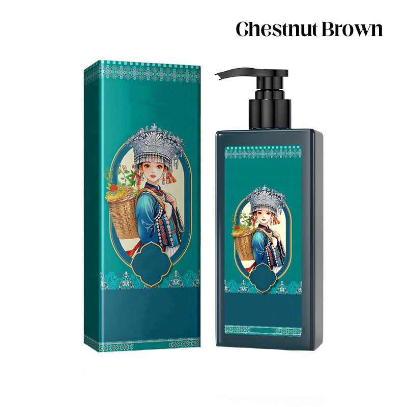 🔥Oferta especial 2025🔥Tinte capilar de extractos vegetales de 207 ml para cabello canoso