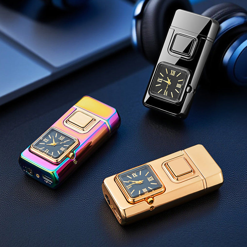 🔥 OFERTA IMPERDIBLE 🔥 Encendedor Creativo Multifunción con Reloj Integrado 🚀