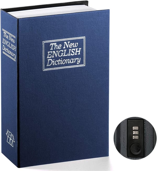 ⚡¡VENTA RELÁMPAGO NEGRA!💵Caja de seguridad en forma de libro secreto🔒🎁