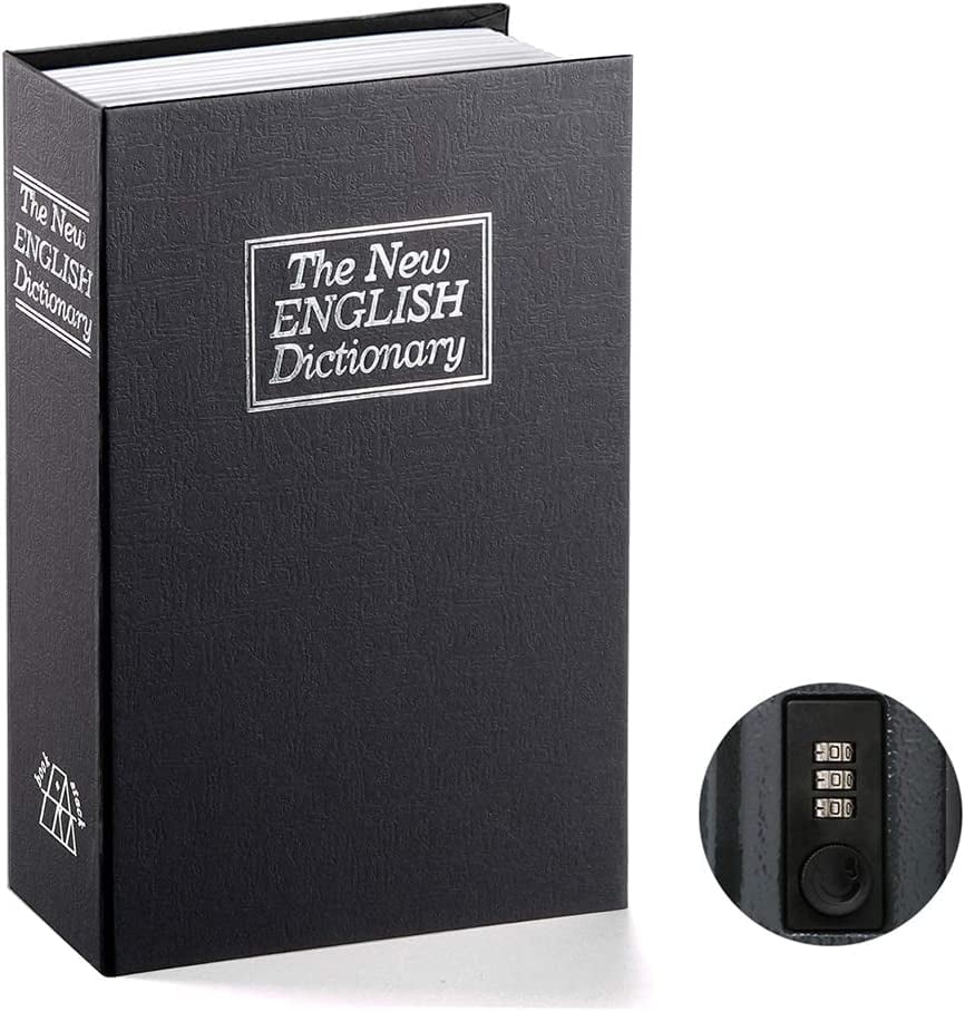 ⚡¡VENTA RELÁMPAGO NEGRA!💵Caja de seguridad en forma de libro secreto🔒🎁