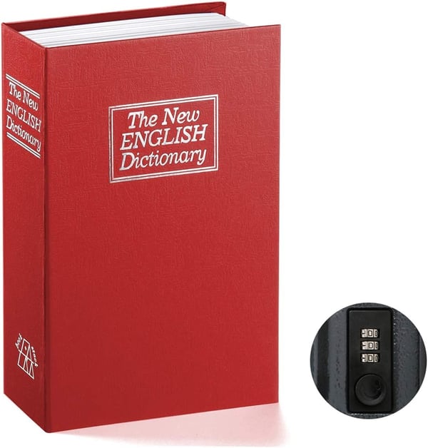 ⚡¡VENTA RELÁMPAGO NEGRA!💵Caja de seguridad en forma de libro secreto🔒🎁