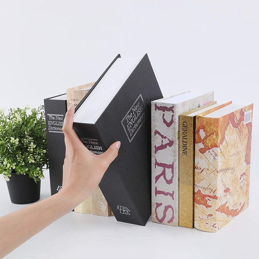 ⚡¡VENTA RELÁMPAGO NEGRA!💵Caja de seguridad en forma de libro secreto🔒🎁