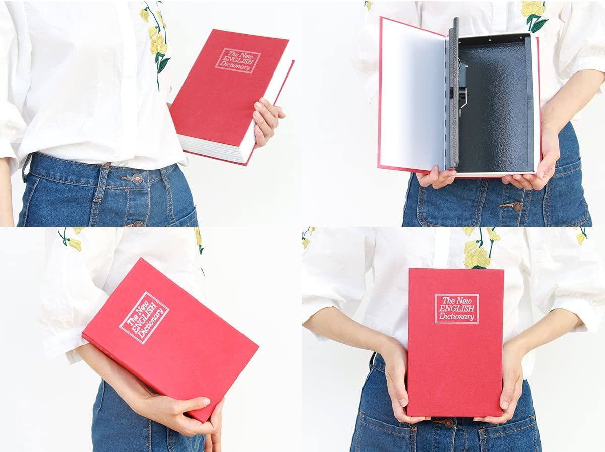 ⚡¡VENTA RELÁMPAGO NEGRA!💵Caja de seguridad en forma de libro secreto🔒🎁