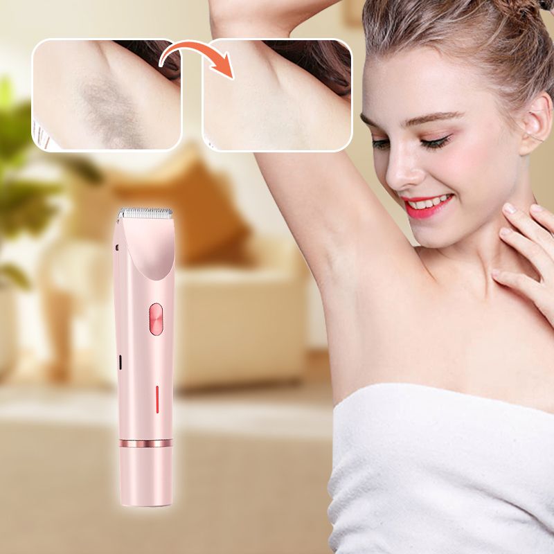 🎅El regalo de Navidad de este año es la belleza🌸Depiladora de Doble Cabezal para Mujer, Resistente al Agua IPX7