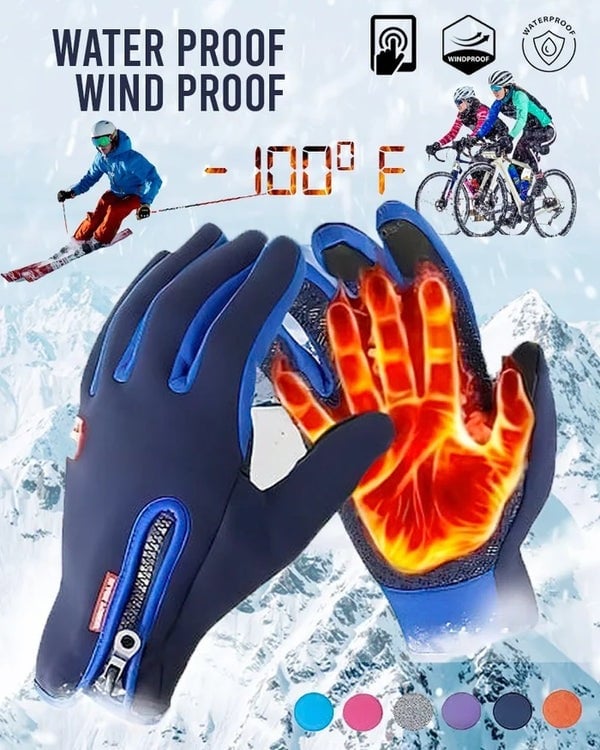 📱 Compatibles con pantallas táctiles 🔥 Guantes térmicos para ciclismo, running y conducción 🧤