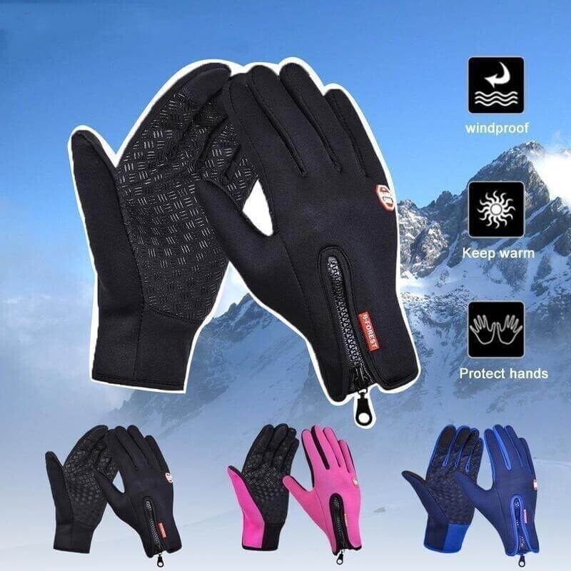 📱 Compatibles con pantallas táctiles 🔥 Guantes térmicos para ciclismo, running y conducción 🧤
