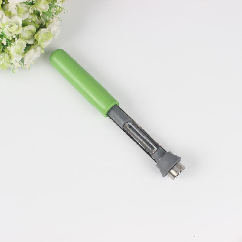 Descascarillador y pelador de frutas de acero inoxidable 2 en 1